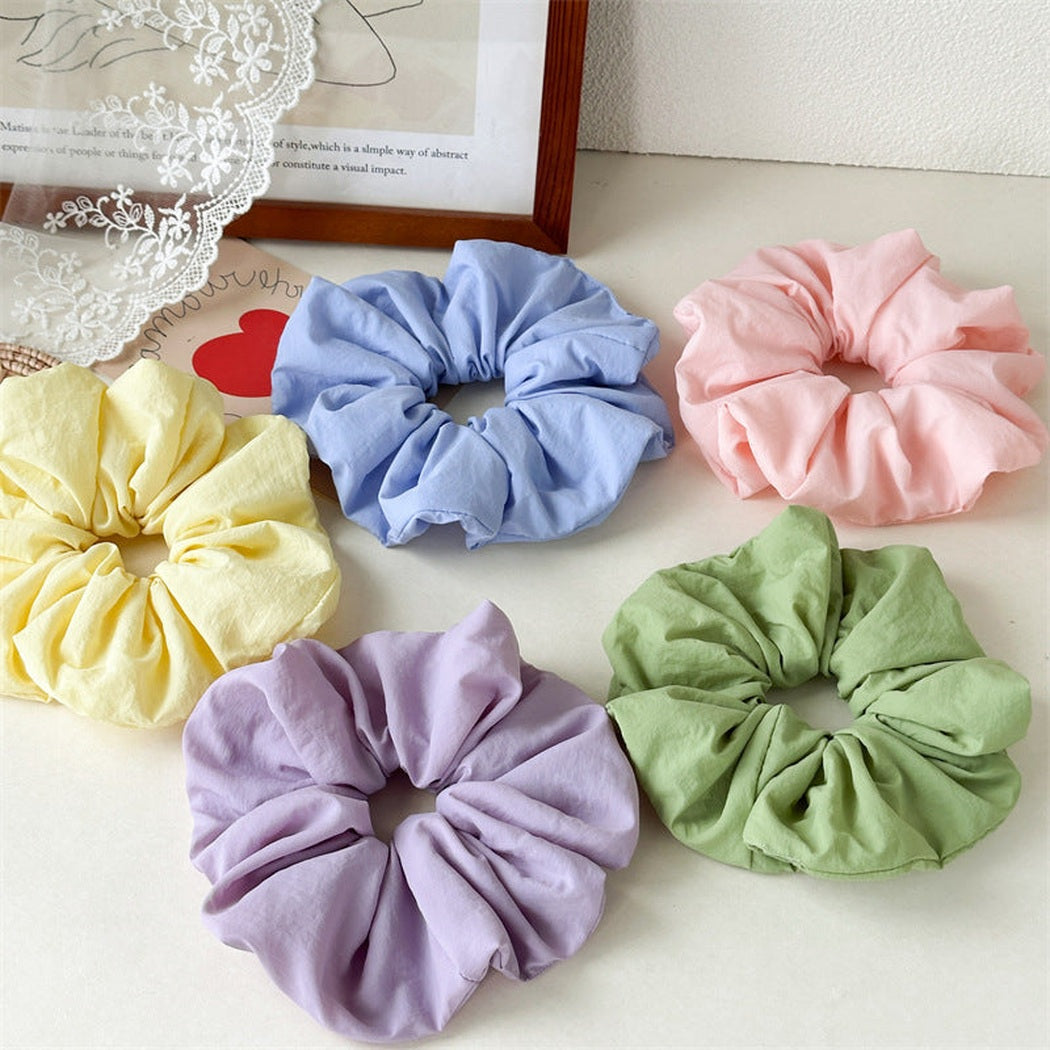 Pastel Padded Scrunchie Collection showing multiple available variants