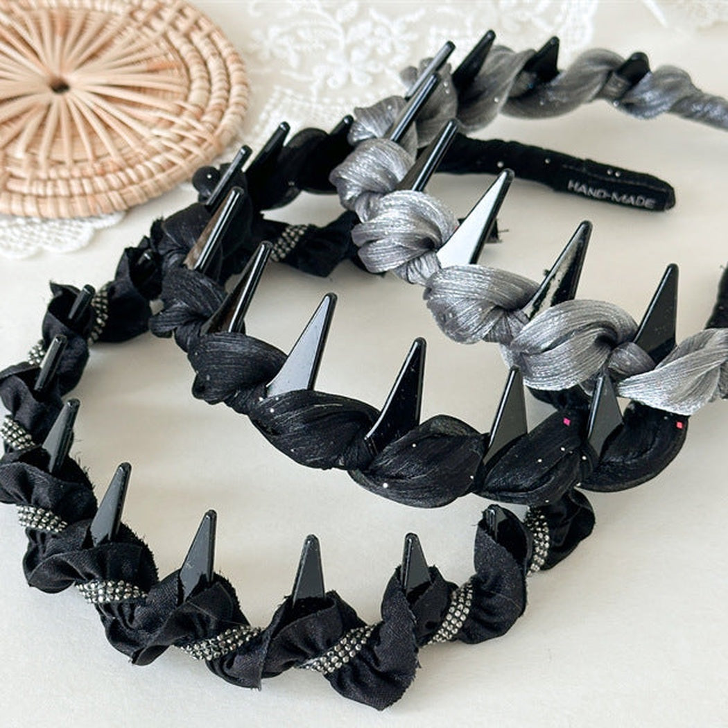 Ruched Wide Headband Set showing multiple available variants