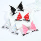 Halloween bat wing hair clip and headband full color overview