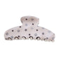Beau - Polka Dot Woodgrain Hair Claw - view 1