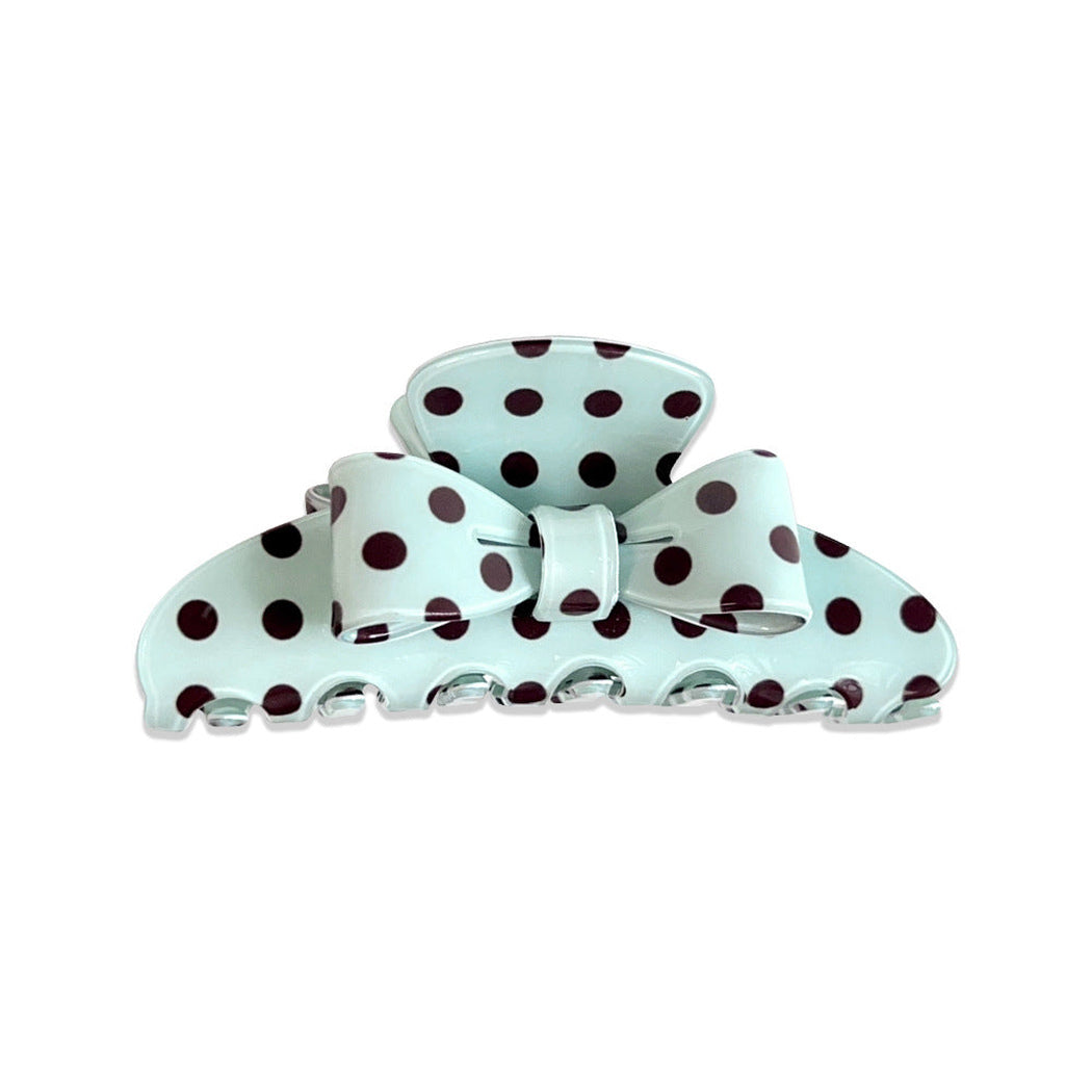 Beau - Patterned Bow Large Hair Claw - view 1