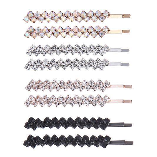 Beau - Crystal Geometric Side Barrette - view 1