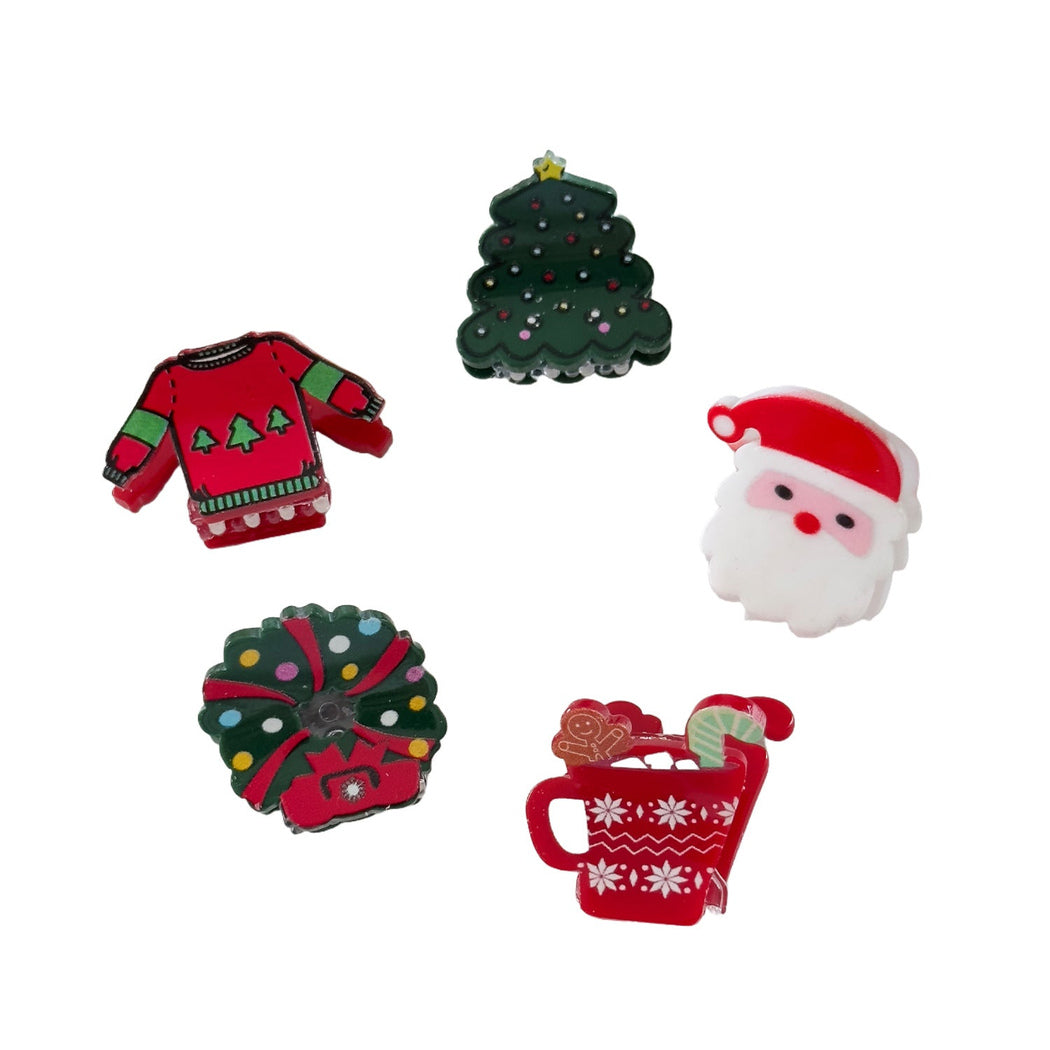 Beau - Christmas Character Mini Hair Claw - view 1