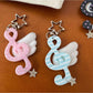 Keypus - Angel Wing Music Note Acrylic Bag Charm Keychain