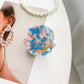 Beau hair claw clip shown from top angle highlighting shell pattern