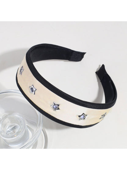 Gifty - Star Cutout Satin Look Fashion Headband