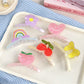 Beau - Cute Acrylic Floral Smiley Face Claw Clip