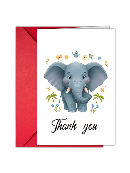 Carduria - Sweet Animal Pattern Greeting Card