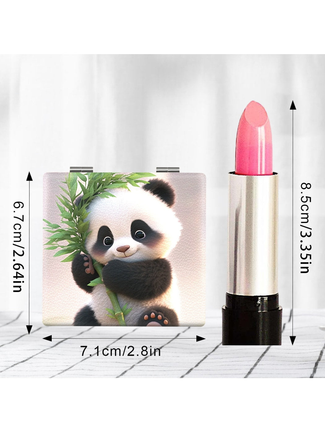 Mirroray - Cute Panda Portable Folding Makeup Mirror