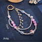 Keypus - Vintage Beaded Butterfly Pendant Phone Charm