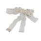 Beau - Beaded Bow Lace Ribbon Long Tail Hair Clip