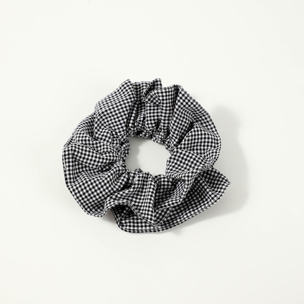 Gifty - Vintage Plaid Double Layer Scrunchie