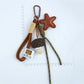 Keypus - Lucky Star Faux Leather Keychain