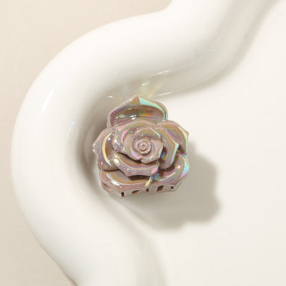 Beau - Glossy Rose Flower PS Hair Claw Clip