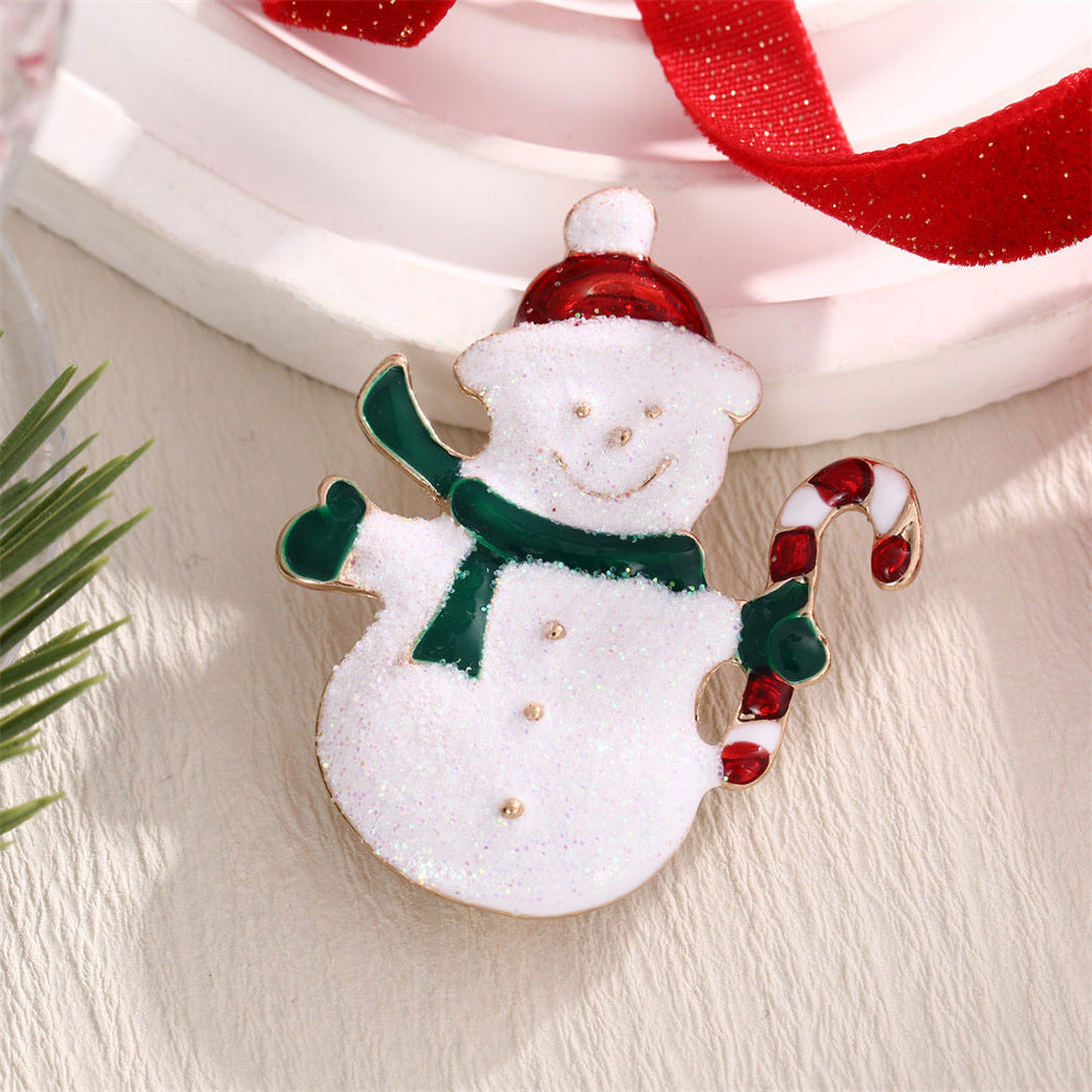 Brovia - Christmas Character Icon Brooch, variant view