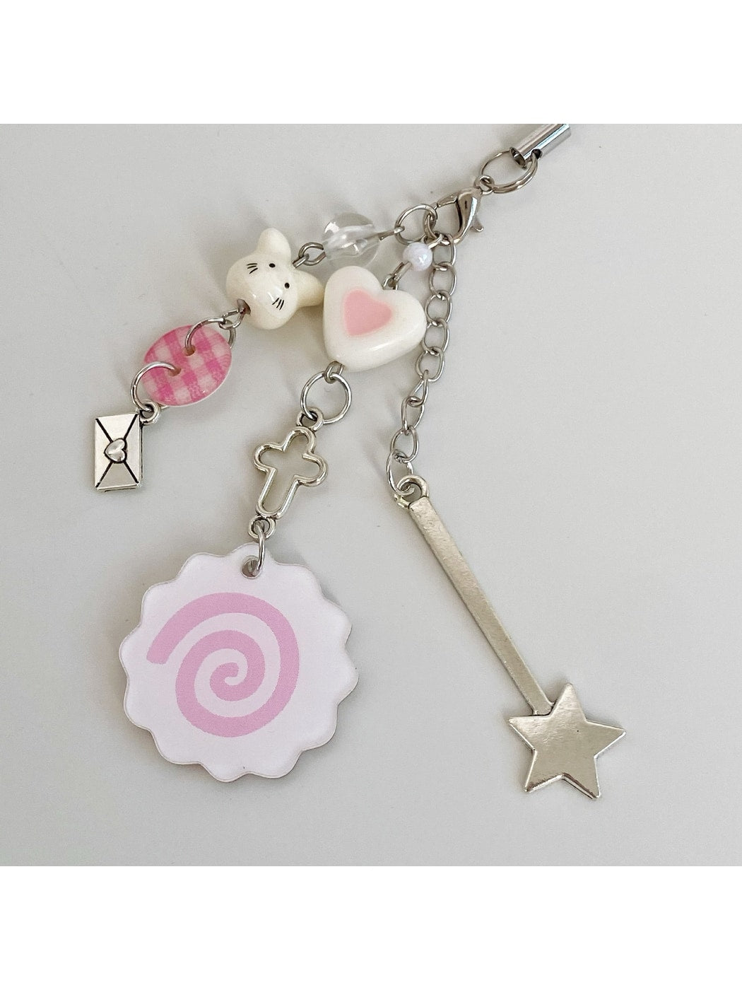 Keypus - Rabbit Fish Cake Charm Chain Bag Keychain