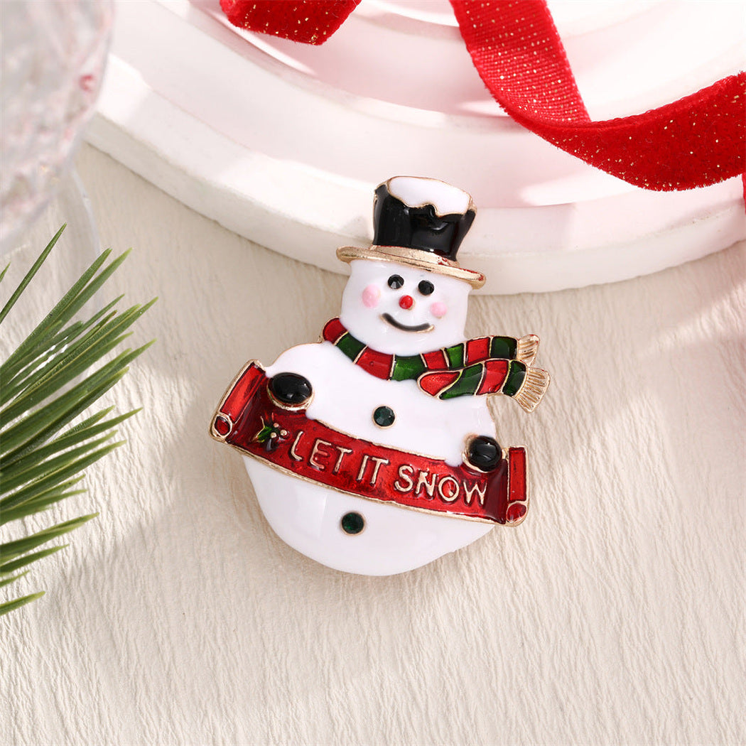 Brovia - Christmas Character Icon Brooch, variant view