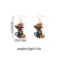 Earedge - Halloween Spooky Motif Drop Earrings, size reference