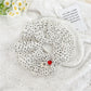 Gifty - Vintage Polka Dot Ruffle Scrunchie Hair Tie