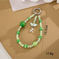 Keypus - Sweet Acrylic Bead Alloy Pendant Phone Charm