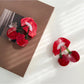 Beau - Red Cherry Hair Clips