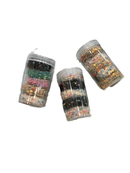 Gifty - Colorful Polka Dot Plush Hair Ties