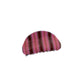 Beau - Coffee Striped Hair Clip