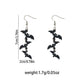 Earedge - Halloween Spooky Motif Drop Earrings, size reference