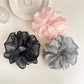 Gifty - Sheer Organza Look Solid Color Scrunchie