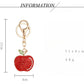Keypus - Christmas Theme Apple Shape Keychain