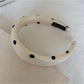 Gifty - Geometric Polka Dot Satin Finish Padded Headband