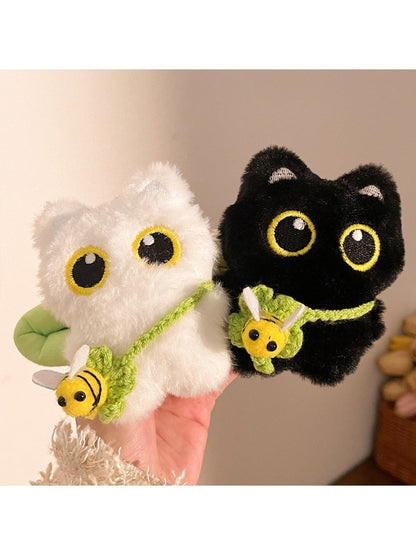 Beau - Plush Cat Hair Clip with Bee Charm