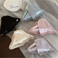 Beau - Satin Look Beaded Triangle Claw Clip