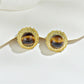 Earedge - Three-Dimensional Round Earrings