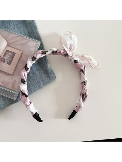 Gifty - Vintage Rabbit Ear Bow Wrap Headband