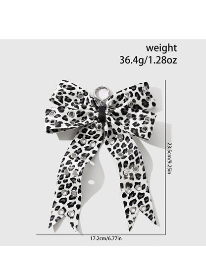 Keypus - Y2K Butterfly Bow PU Keychain Bag Charm