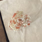 Beau - Floral Textured Acetate Board Claw Clip