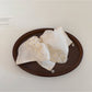 Gifty - Beige Floral Embroidered Sheer Scrunchie