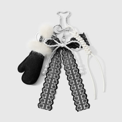 Keypus - Retro Plush Glove Design Keychain