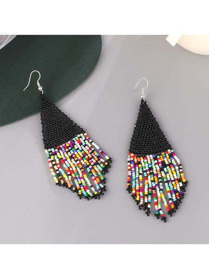 Earedge - Gradient Triangular Dangle Earrings