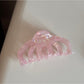 Beau - Curved Irregular Acetate Fiber Claw Clip