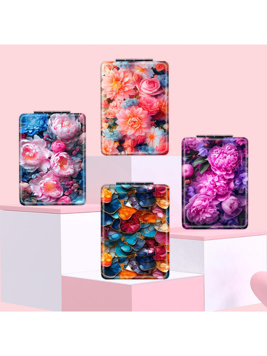 Mirroray - Portable Foldable PU Leather Makeup Mirror
