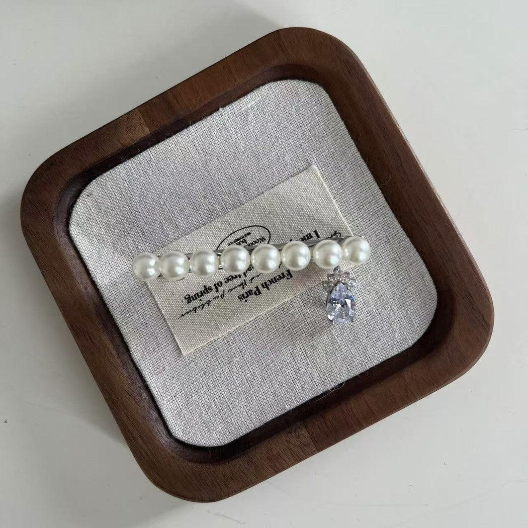 Beau - Elegant Dangle Beads Hair Clip
