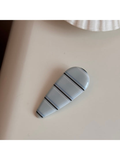 Beau - Colorful Stripe Pattern Acrylic Claw Clip