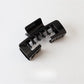 Beau - Minimal Square Open Notch Hair Claw Clip