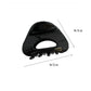 Beau - Glossy Marble Cutout Triangle Claw Clip