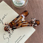 Beau - Bow Arc-Shaped Bar Hair Clip