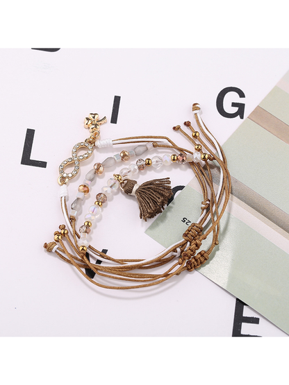 Lovra - Bohemian Beaded Tassel Bracelet