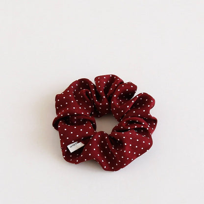 Red Polka Dot Scrunchie Set variant image