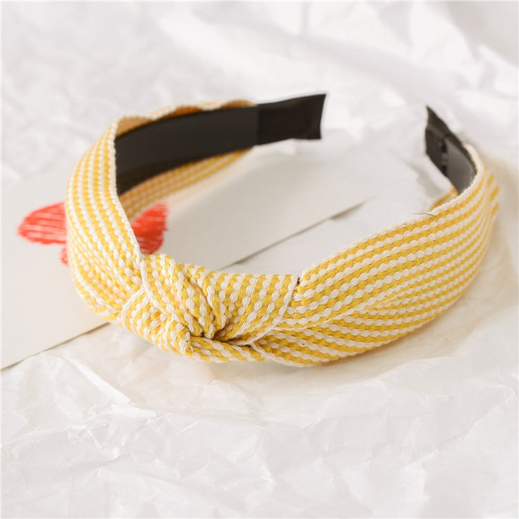 Beau - Plaid Knotted Wide Headband variant image 2